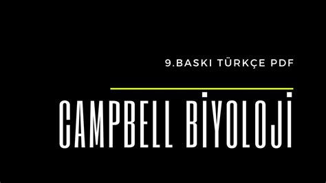 Biyoloji campbell pdf türkçe